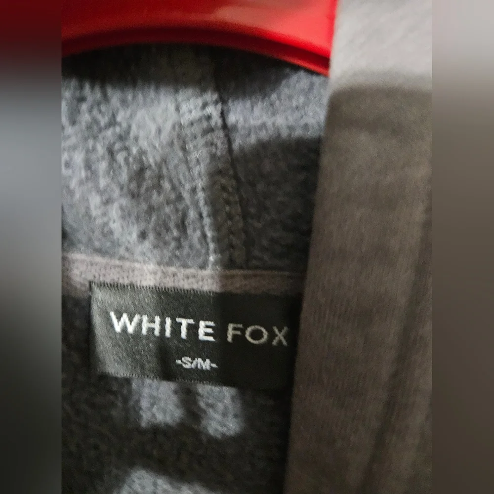 White Fox Archive 6-0 Gray Hoodie Small Medium - Picture 6 of 7